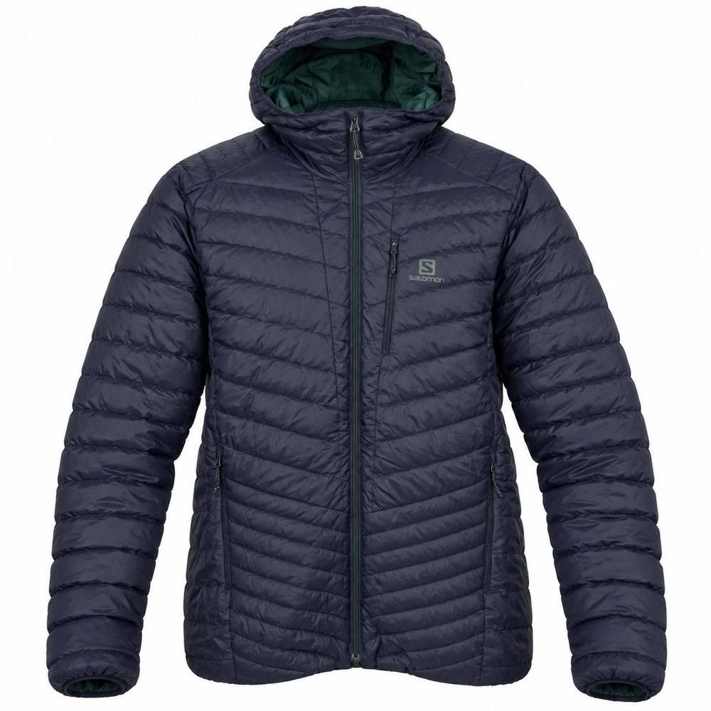 NEW Salomon Drifter Loft Hoodie REVERSIBLE Mens M Green Puffer Full Zip Pertex